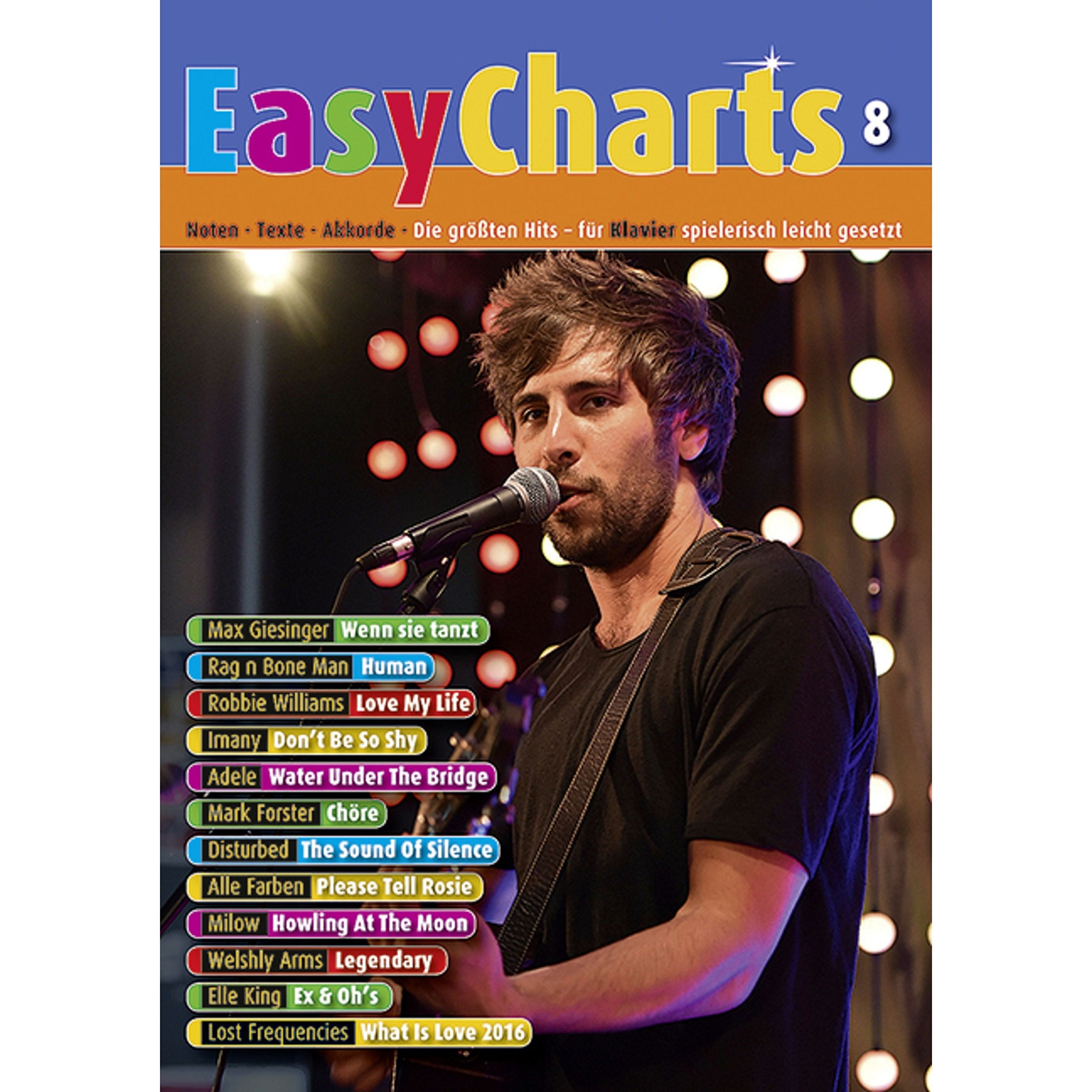 Easy Charts: Die größten Hits spielerisch leicht gesetzt. Band 8. Klavier / Keyboard. Spielbuch. (Music Factory) Sheet Music