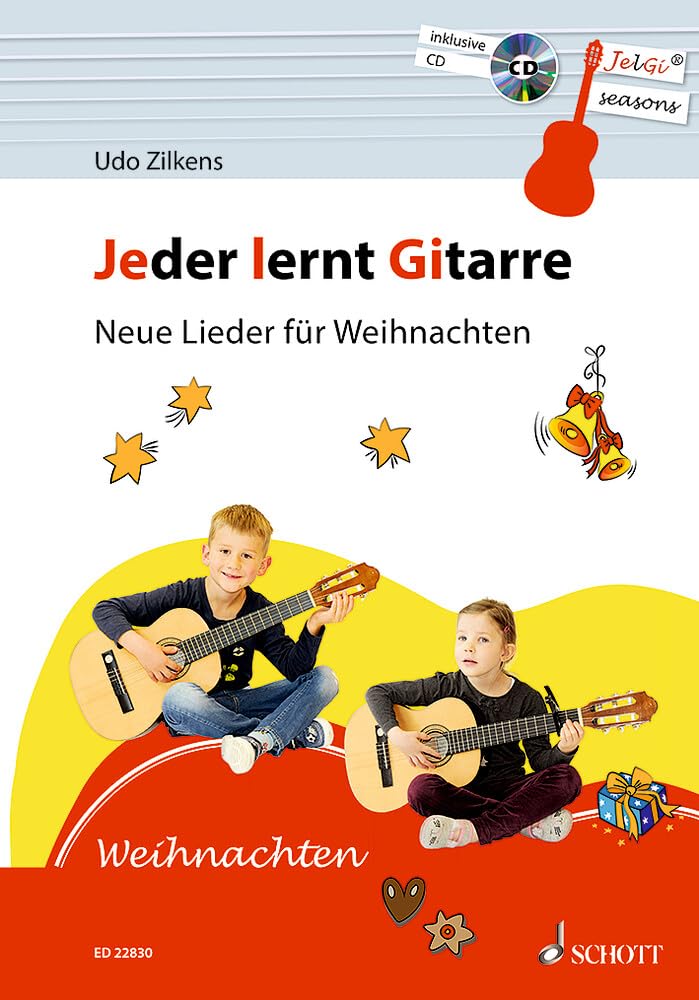 Jeder lernt Gitarre - Neue Lieder für Weihnachten book