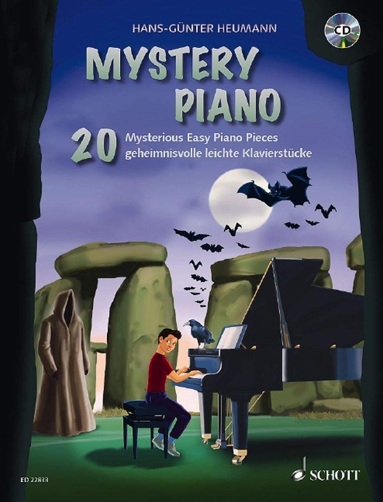Mystery Piano: 20 geheimnisvolle leichte Klavierstücke. Klavier. Education & Training