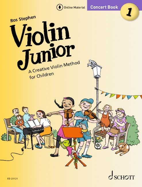 Violin Junior: Concert Book 1: A Creative Violin Method for Children. Band 1. Violine und Klavier. (Violin Junior - englische Ausgabe, Konzertbuch 1) Education & Training