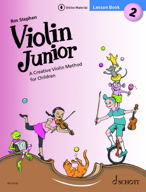 Violin Junior: Lesson Book 2: A Creative Violin Method for Children. Band 2. Violine. Lehrbuch. (Violin Junior - englische Ausgabe, Schule 2) Sheet Music