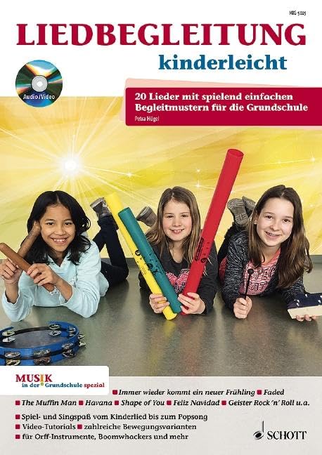 Liedbegleitung kinderleicht: 20 Lieder mit spielend einfachen Begleitmustern für die Grundschule. Zeitschriften-Sonderheft.: 20 Lieder mit spielend ... + CD. (Musik in der Grundschule spezial) Education & Training