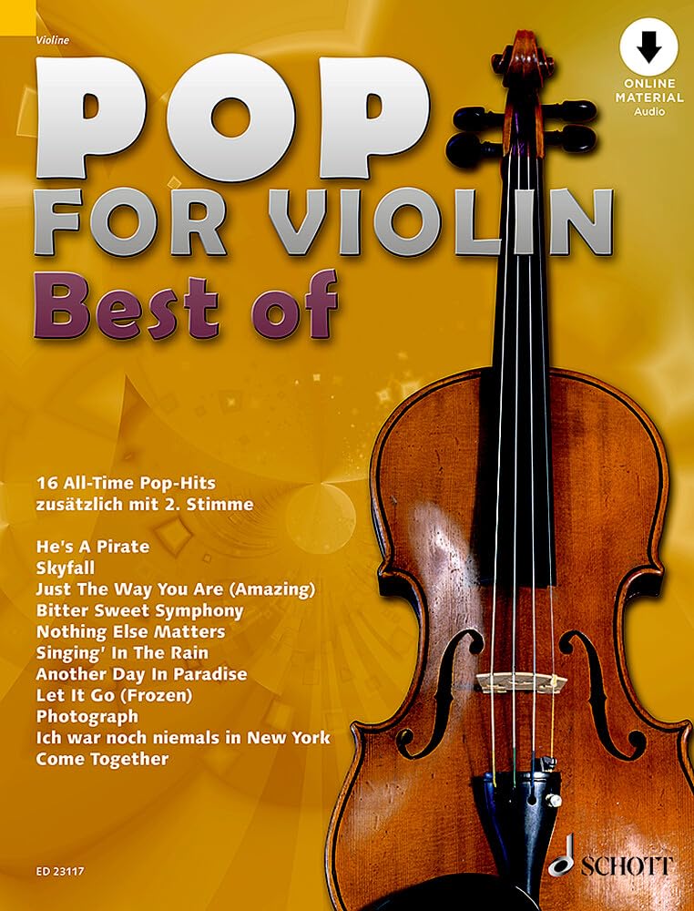 Pop for Violin - Best of: 16 All-Time Pop-Hits. 1-2 Violinen. Sheet Music