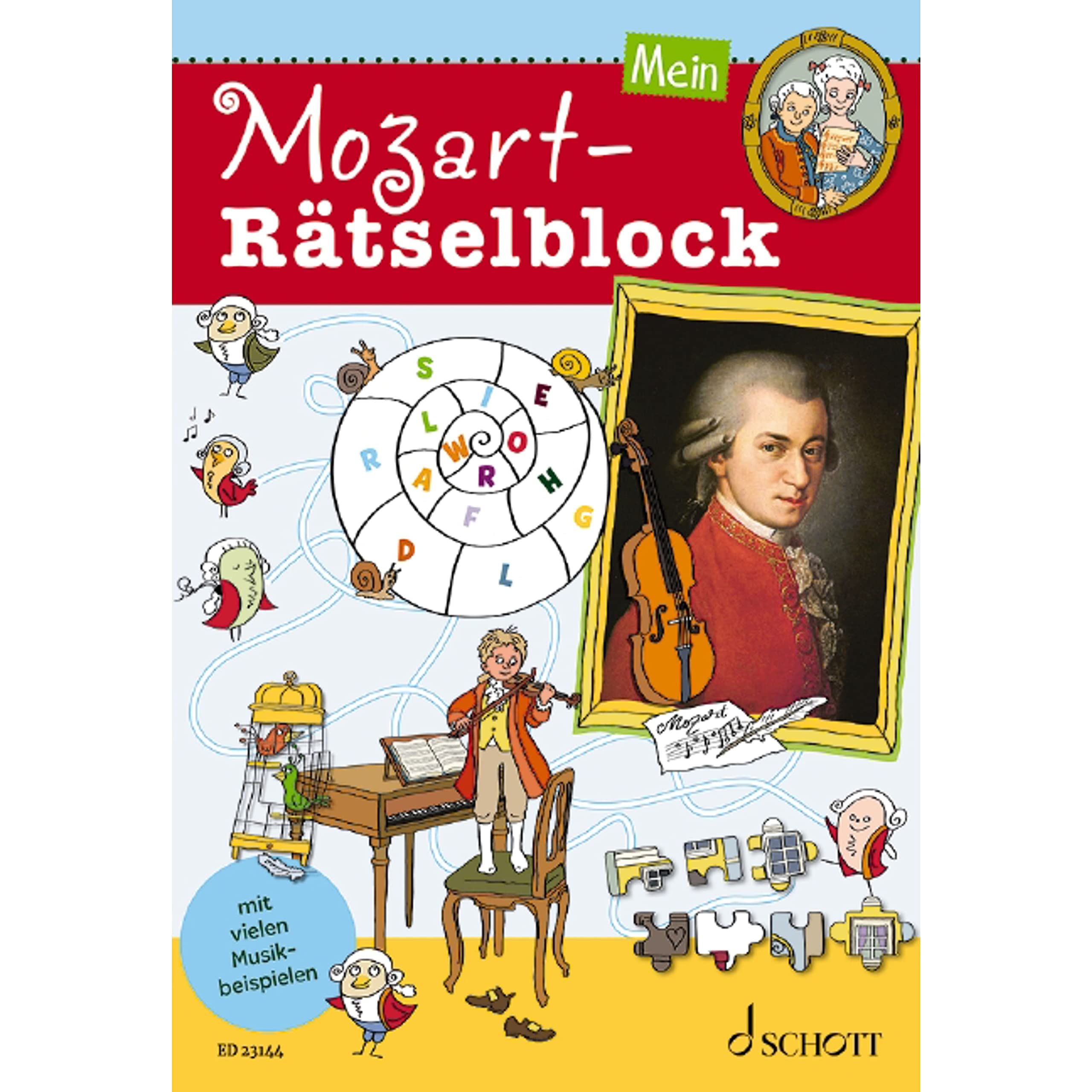 Mein Mozart-Rätselblock: Ausgabe mit Online-Audiodatei. (Rätselblöcke) Sheet Music