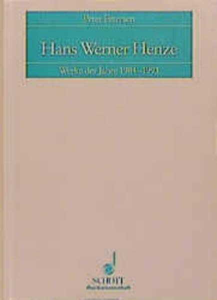 Hans werner henze livre sur la musique book
