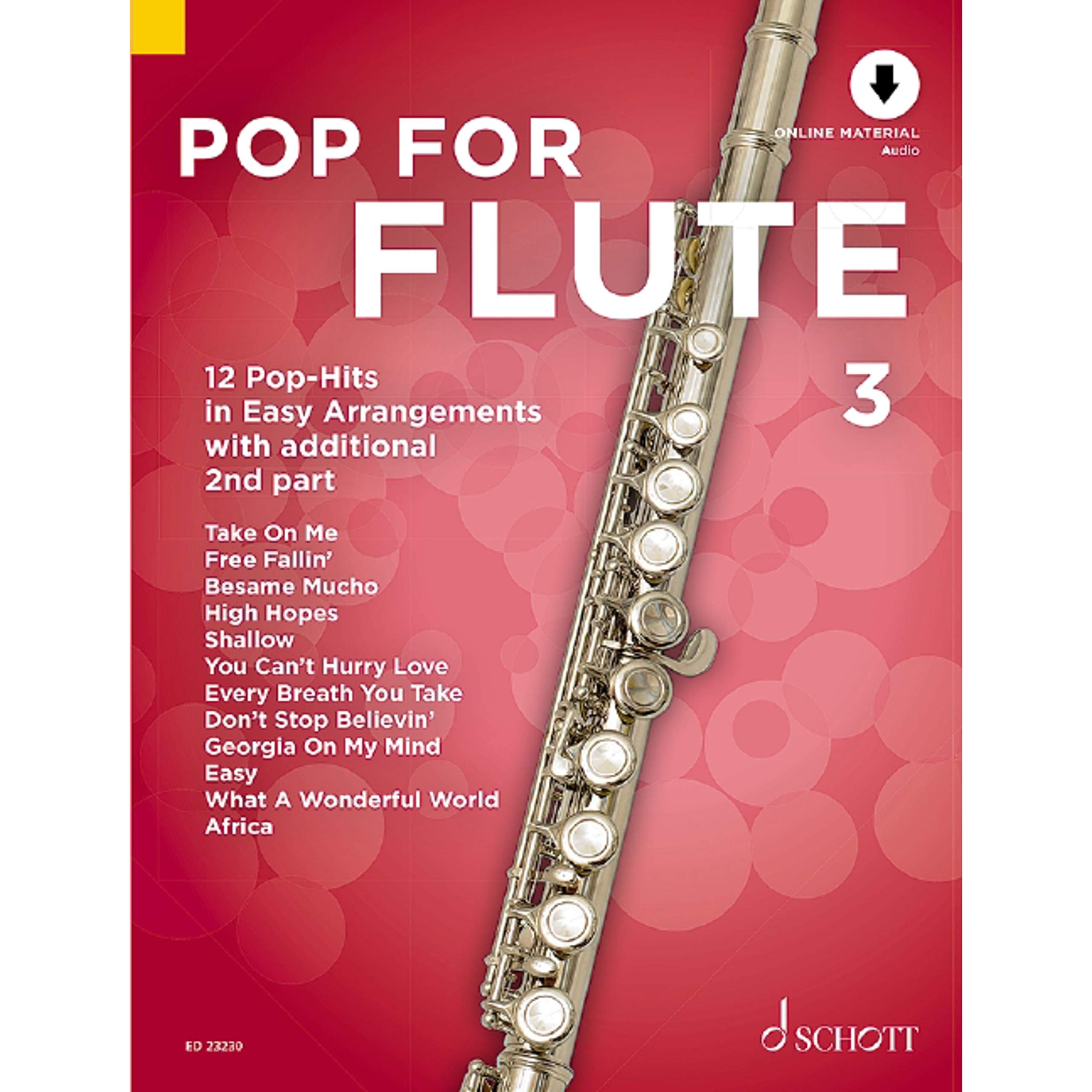 Pop For Flute 3: 12 Pop-Hits in Easy Arrangements zusätzlich mit 2. Stimme. Band 3. 1-2 Flöten. (Pop for Flute, Band 3) Sheet Music