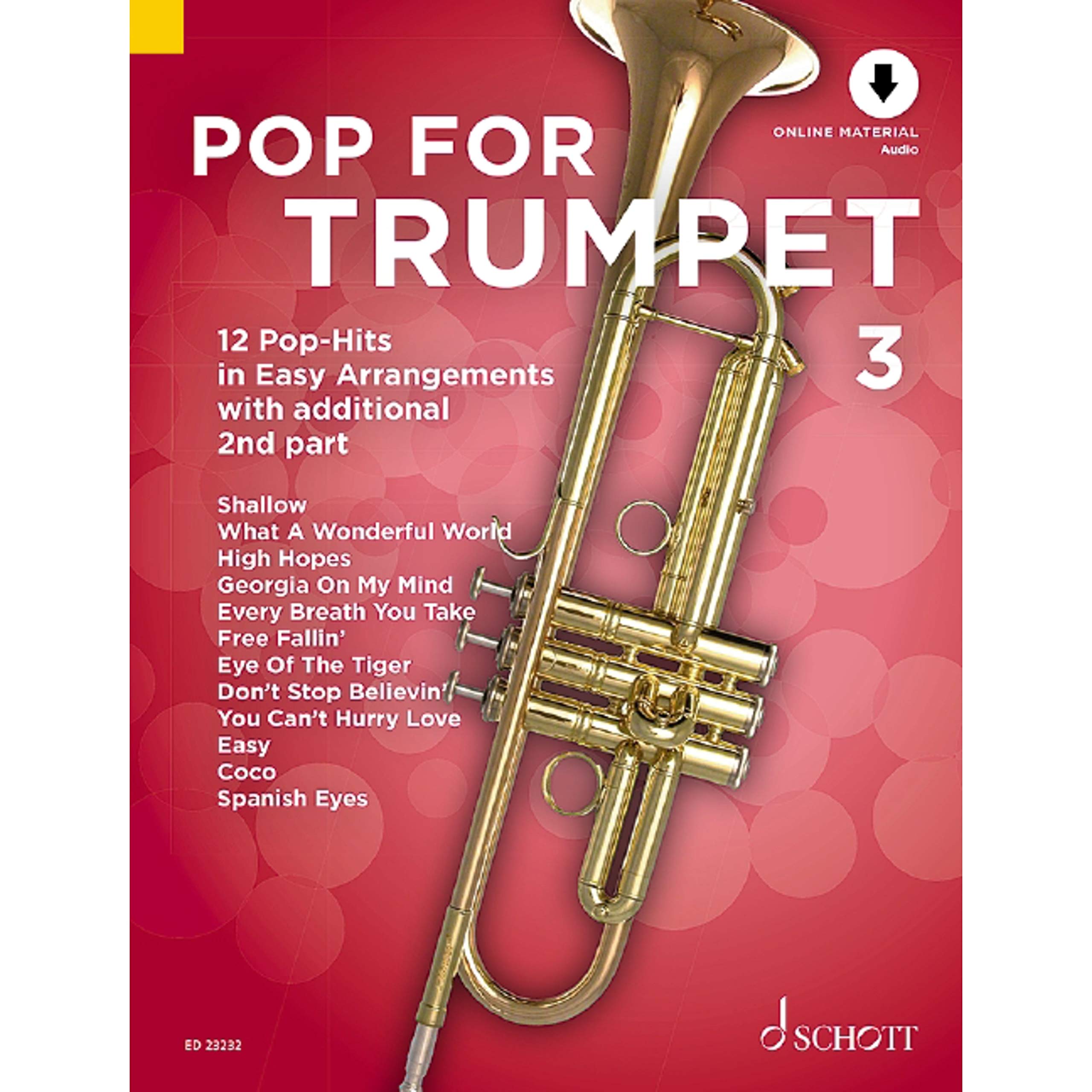 Pop For Trumpet 3: 12 Pop-Hits in Easy Arrangements zusätzlich mit 2. Stimme. Band 3. 1-2 Trompeten. (Pop for Trumpet, Band 3) Sheet Music