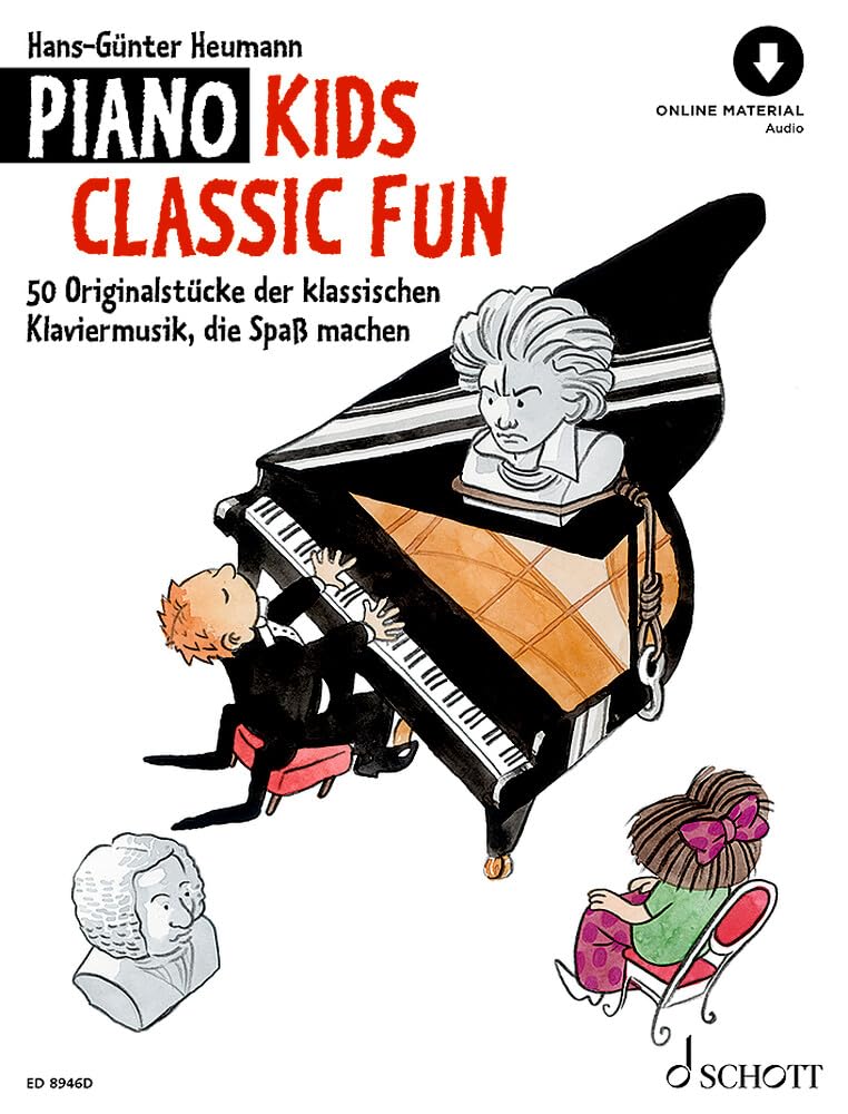 Piano Kids Classic Fun: 50 Klassische Originalstücke, die Spaß machen. Klavier. Education & Training