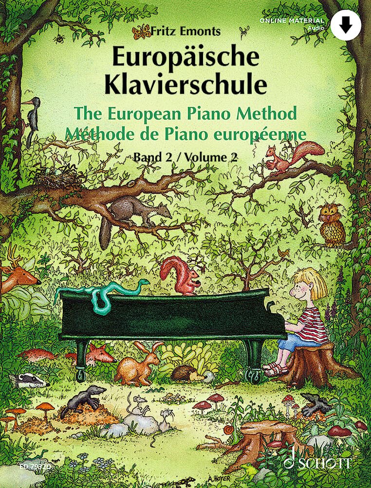 Europäische Klavierschule: Band 2. Klavier. Education & Training
