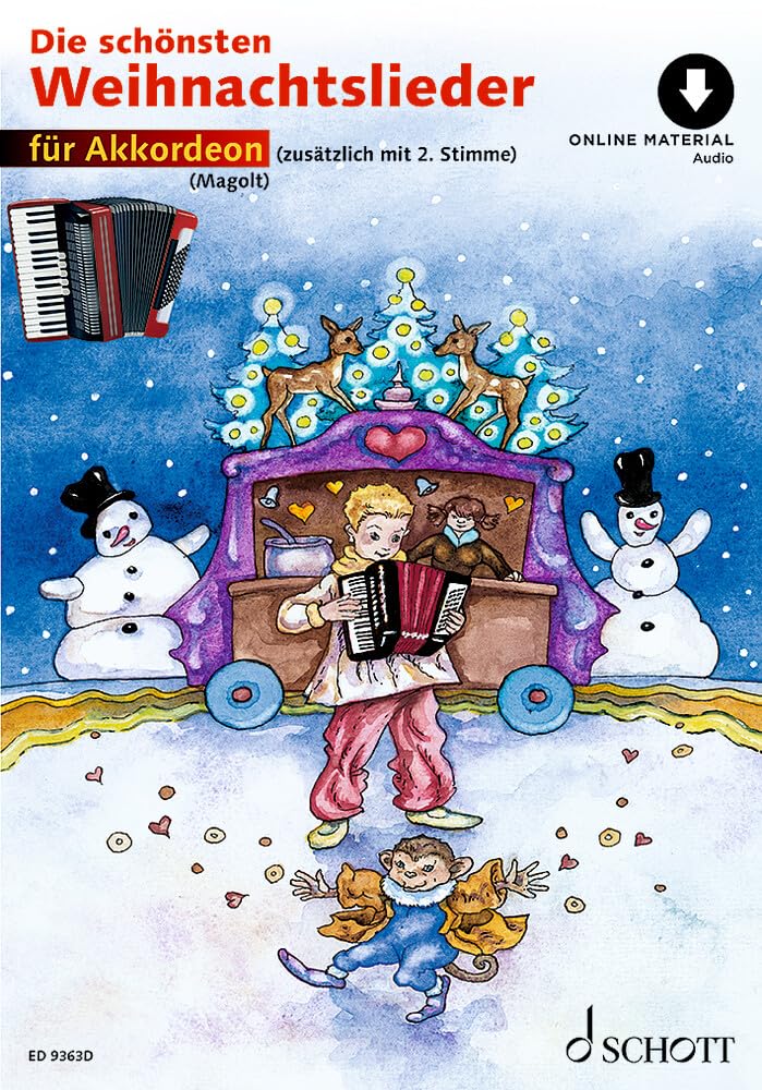 Die schönsten Weihnachtslieder: sehr leicht bearbeitet. 1-2 Akkordeons. Education & Training
