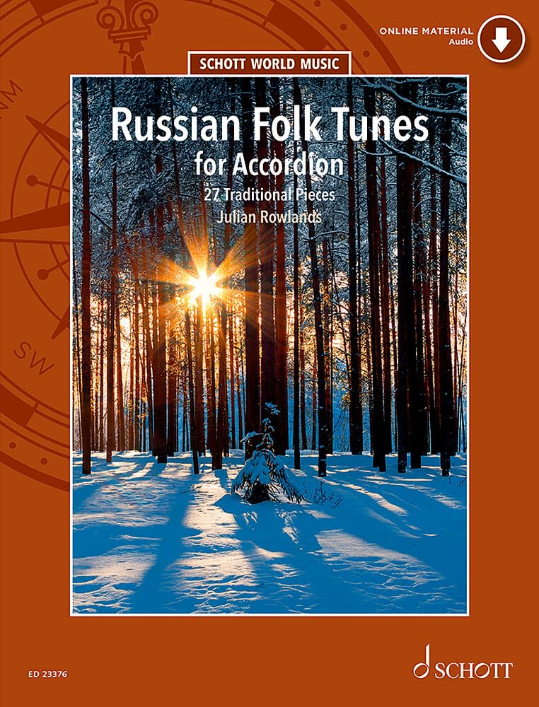 Russian Folk Tunes for Accordion: 27 Traditional Pieces. Akkordeon. (Schott World Music) Sheet Music