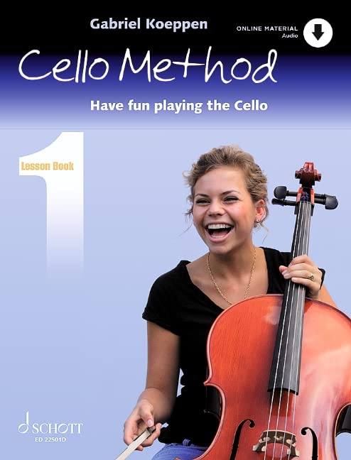 Cello Method: Lesson Book 1: Have fun playing the Cello. Buch 1. Violoncello. Lehrbuch. (Koeppen Cello Method, Buch 1, Band 1) Sheet Music