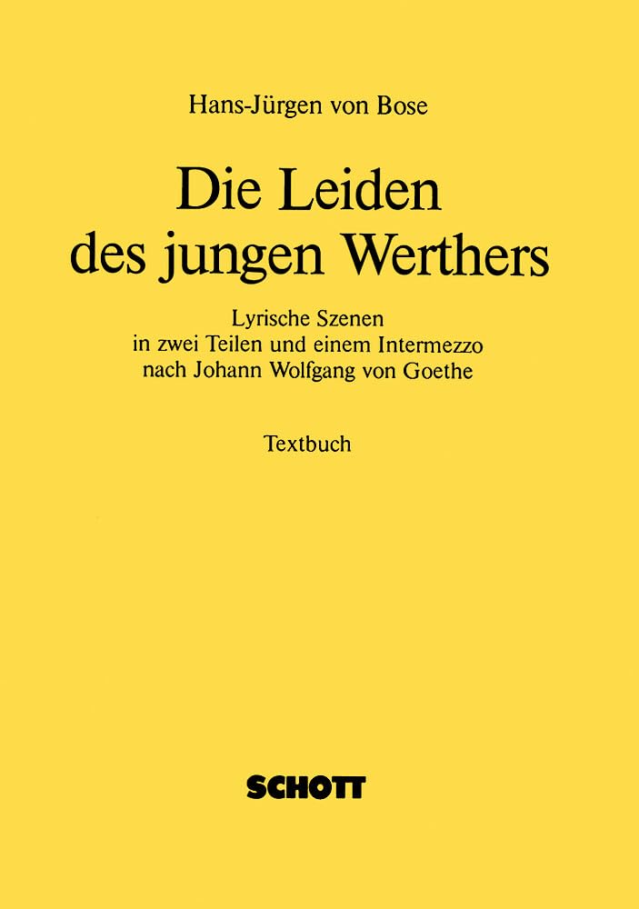Die Leiden des jungen Werthers Film, Art & Culture