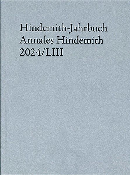 Product Image: Hindemith-Jahrbuch