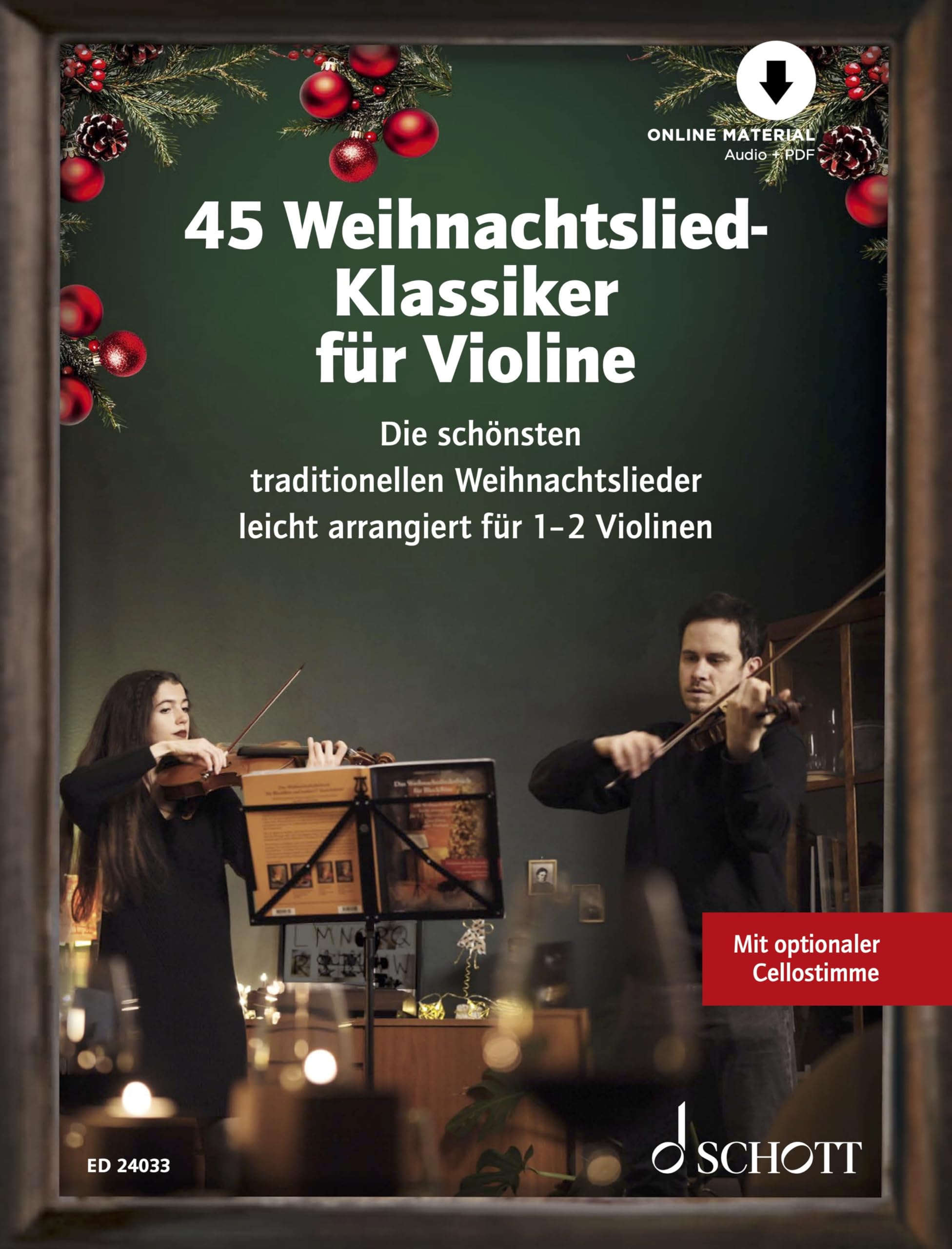 45 Weihnachtslied-Klassiker für Violine Sheet Music