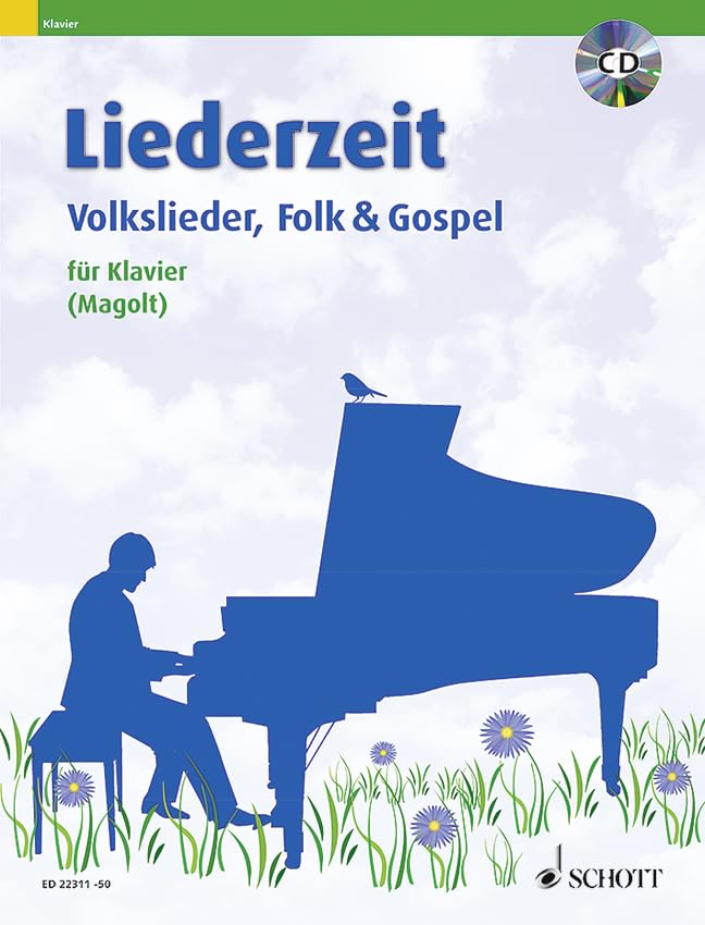 Liederzeit: Volkslieder, Folk & Gospel. Klavier. Education & Training