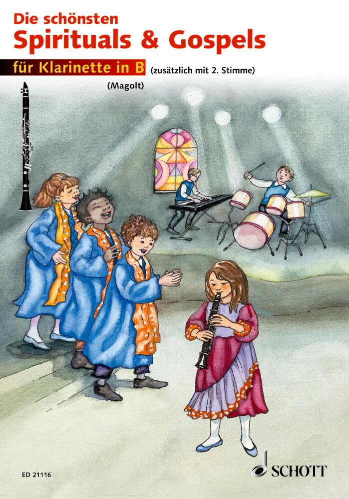 Die schönsten Spirituals & Gospels: sehr leicht bearbeitet. 1-2 Klarinetten in B. Sheet Music