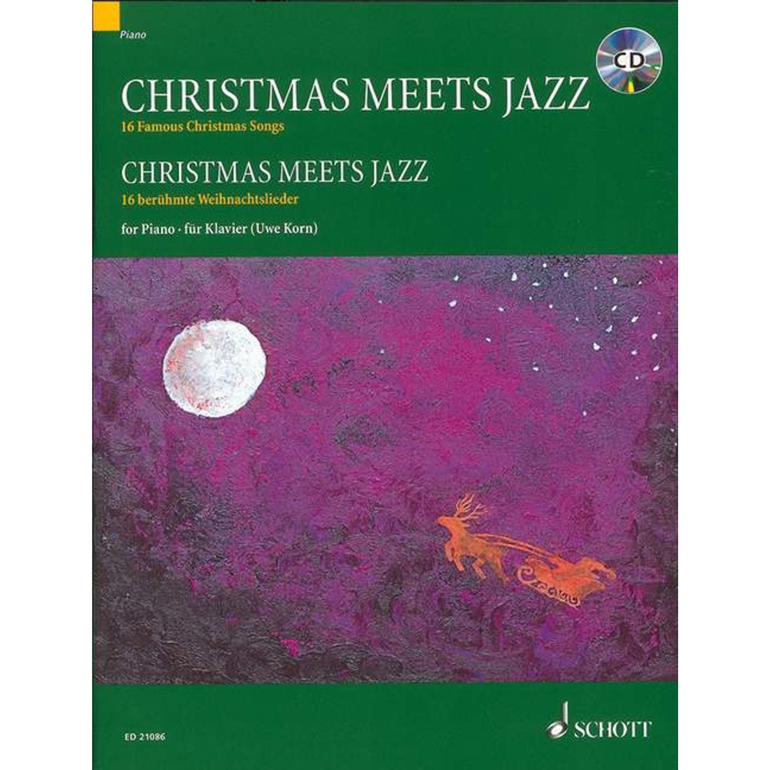 Christmas Meets Jazz: 16 berühmte Weihnachtslieder. Klavier. Sheet Music