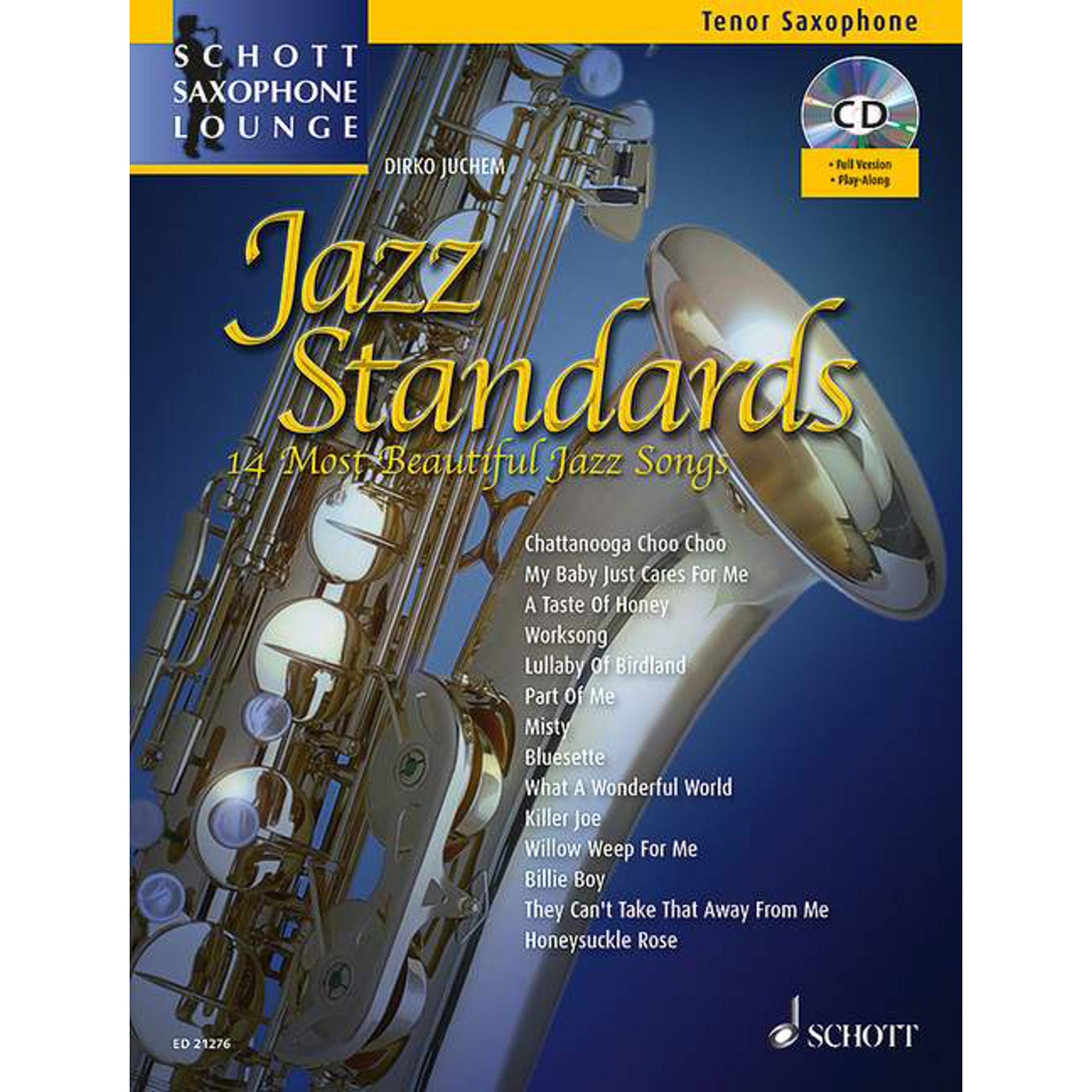 Jazz Standards. Tenor-Saxophon. Ausgabe mit CD Sheet Music