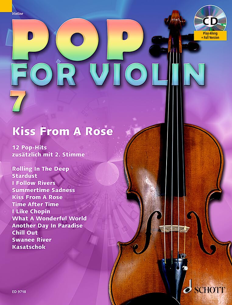 Pop for Violin: Kiss From A Rose. Vol. 7. 1-2 violins. book