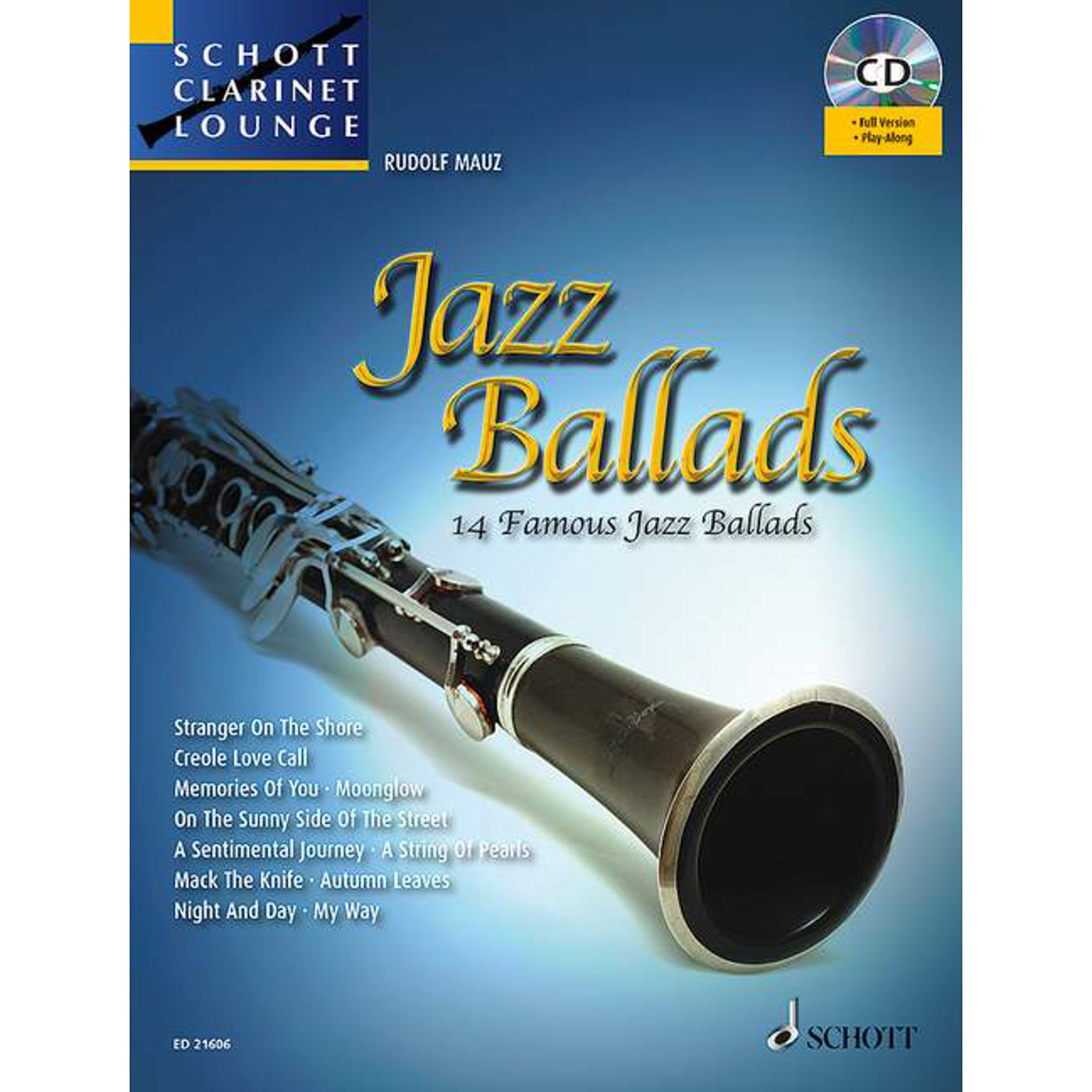 Jazz Ballads +CD : 14 ballades jazz célèbres --- Clarinette book