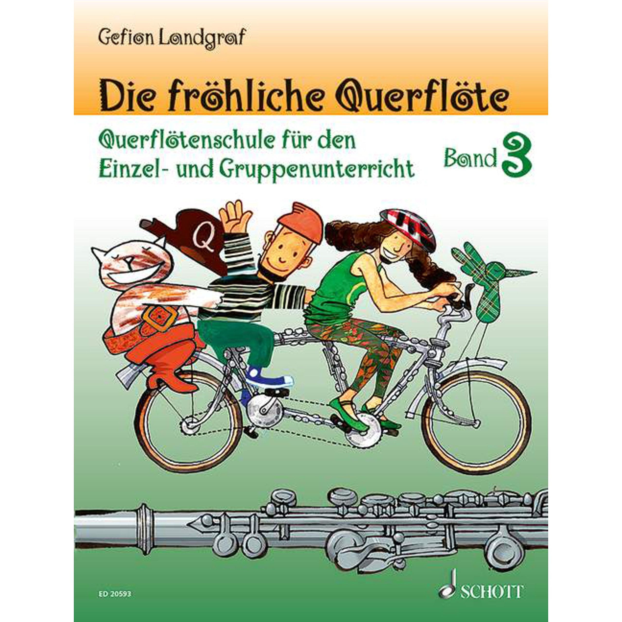 Die fröhliche Querflöte: Querflötenschule für den Einzel- und Gruppenunterricht. Band 3. Flöte. Education & Training