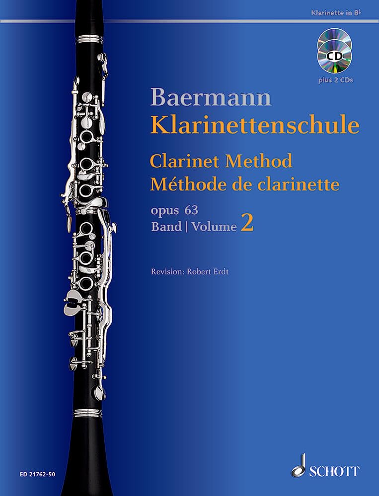 Klarinettenschule: Band 2: No. 34-52. op. 63. Klarinette in B. (Baermann - Klarinettenschule, Band 2: No. 34-52) Sheet Music