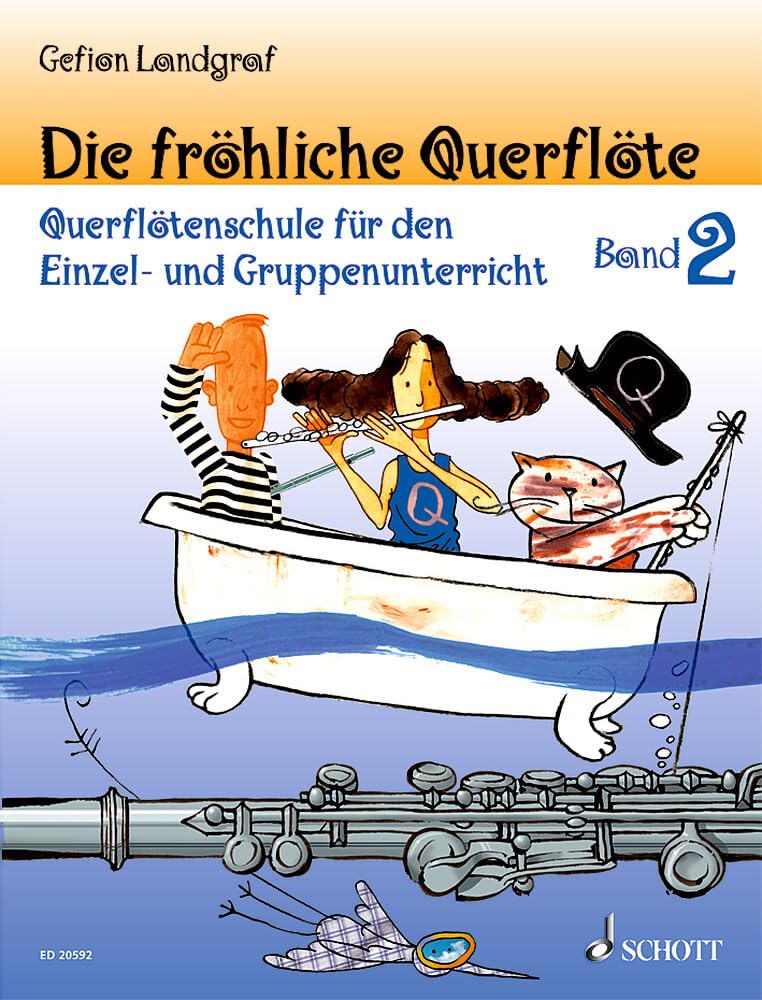 Die fröhliche Querflöte: Querflötenschule für den Einzel- und Gruppenunterricht. Band 2 und Spielbuch 2. Flöte. (Die fröhliche Querflöte, Band 2 und Spielbuch 2) Education & Training