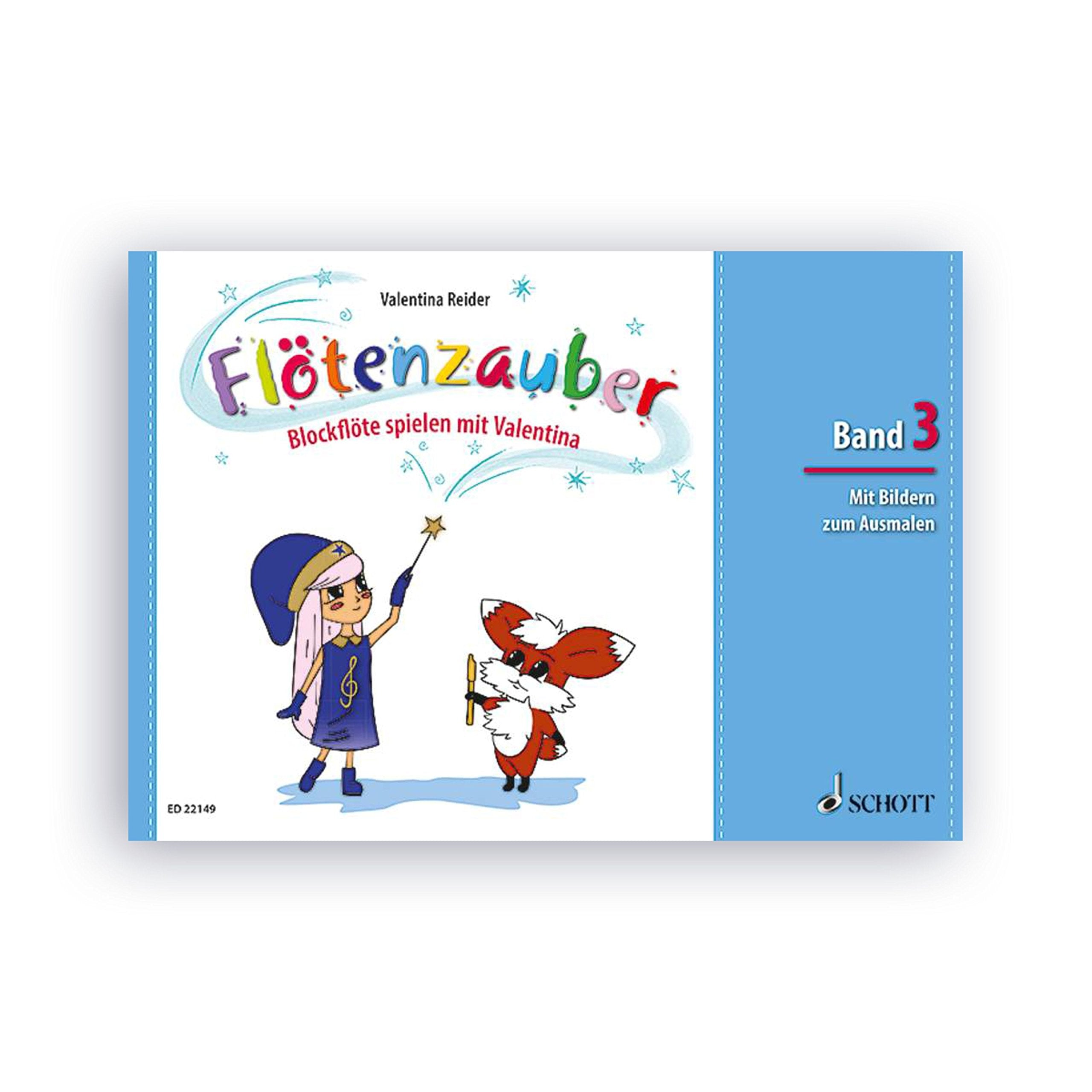Flötenzauber: Blockflöte spielen mit Valentina. Band 3. Sopran-Blockflöte. (Flötenzauber, Band 3) Education & Training