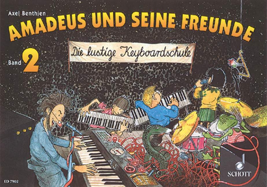 Amadeus und seine Freunde, Bd.2: Die lustige Keyboardschule. Band 2. Keyboard. Education & Training