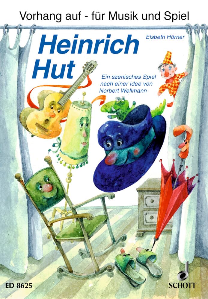 Heinrich Hut: Ein szenisches Spiel für Kinder im Grundschulalter zum Sprechen, Singen, Spielen und Musizieren. Kinderchor und Instrumente. Sing- und Spielpartitur. (Vorhang auf - für Musik und Spiel) Education & Training