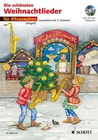 Die Schonsten Weihnachtslieder +CD: sehr leicht bearbeitet. 1-2 Alt-Saxophone. Sheet Music