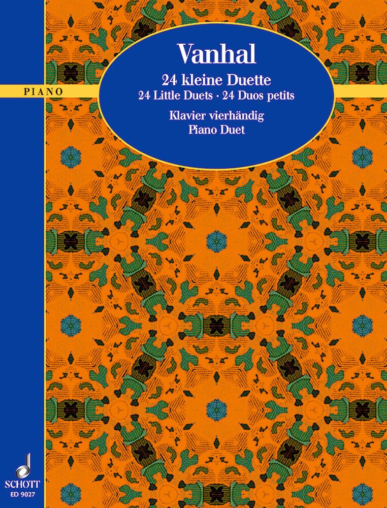 24 kleine Duette: Klavier 4-händig. (Schott Piano Classics) Sheet Music
