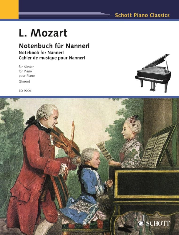 Notenbuch für Nannerl: Klavier. (Schott Piano Classics) Art & Literature