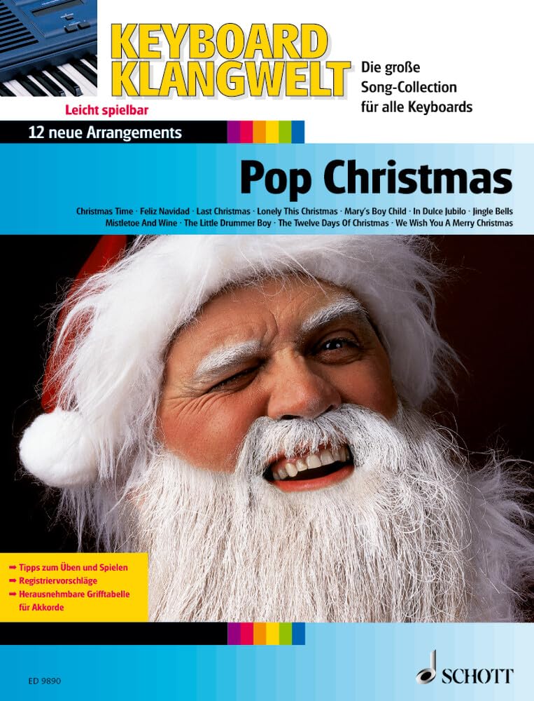 Pop Christmas: 16 neue Arrangements. Keyboard. (Keyboard Klangwelt: Die Supersound-Serie für portable Tasteninstrumente) Sheet Music