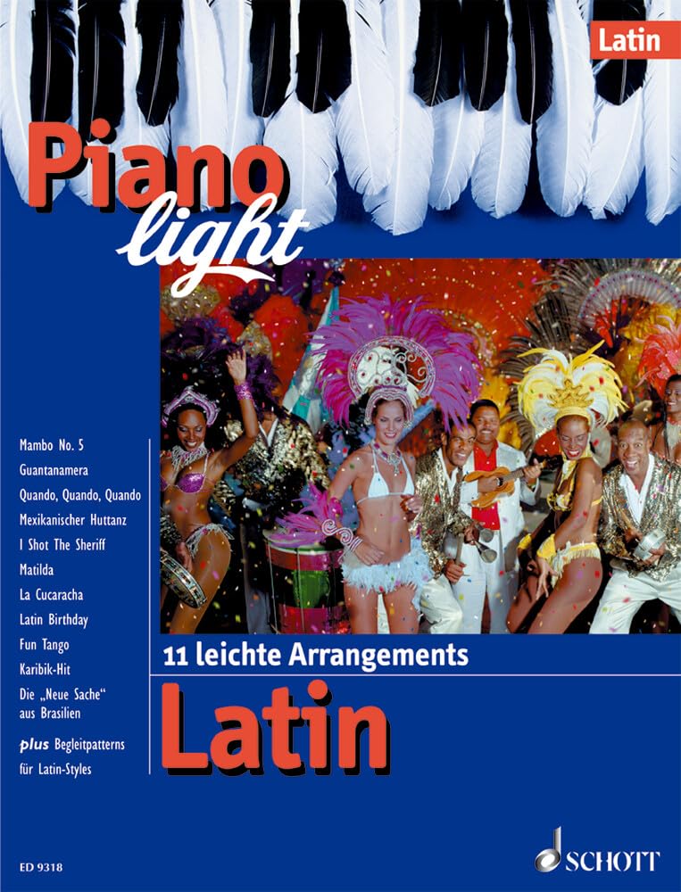 Latin: 11 leichte Arrangements. Klavier. (Piano light) Sheet Music