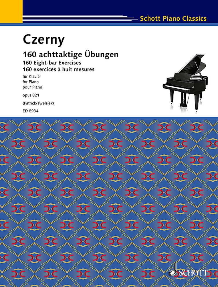 160 achttaktige Übungen: op. 821. Klavier. (Schott Piano Classics) Art & Literature