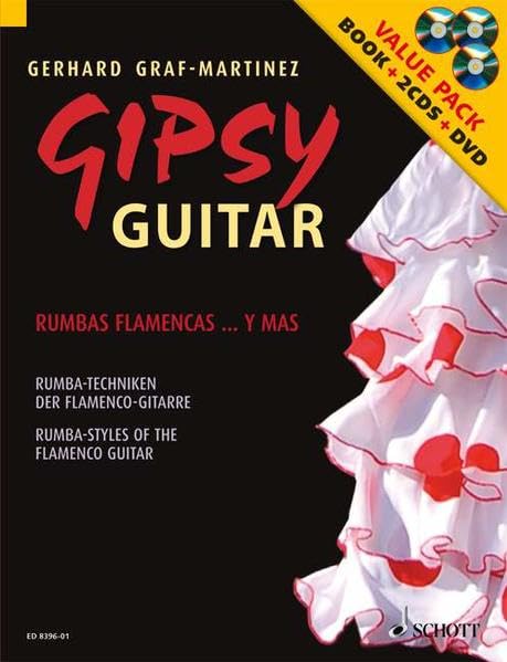 Gipsy Guitar: Rumbas Flamencas... y mas. Rumba-Techniken der Flamenco-Gitarre. Gitarre. Ausgabe mit CD + DVD. Sheet Music