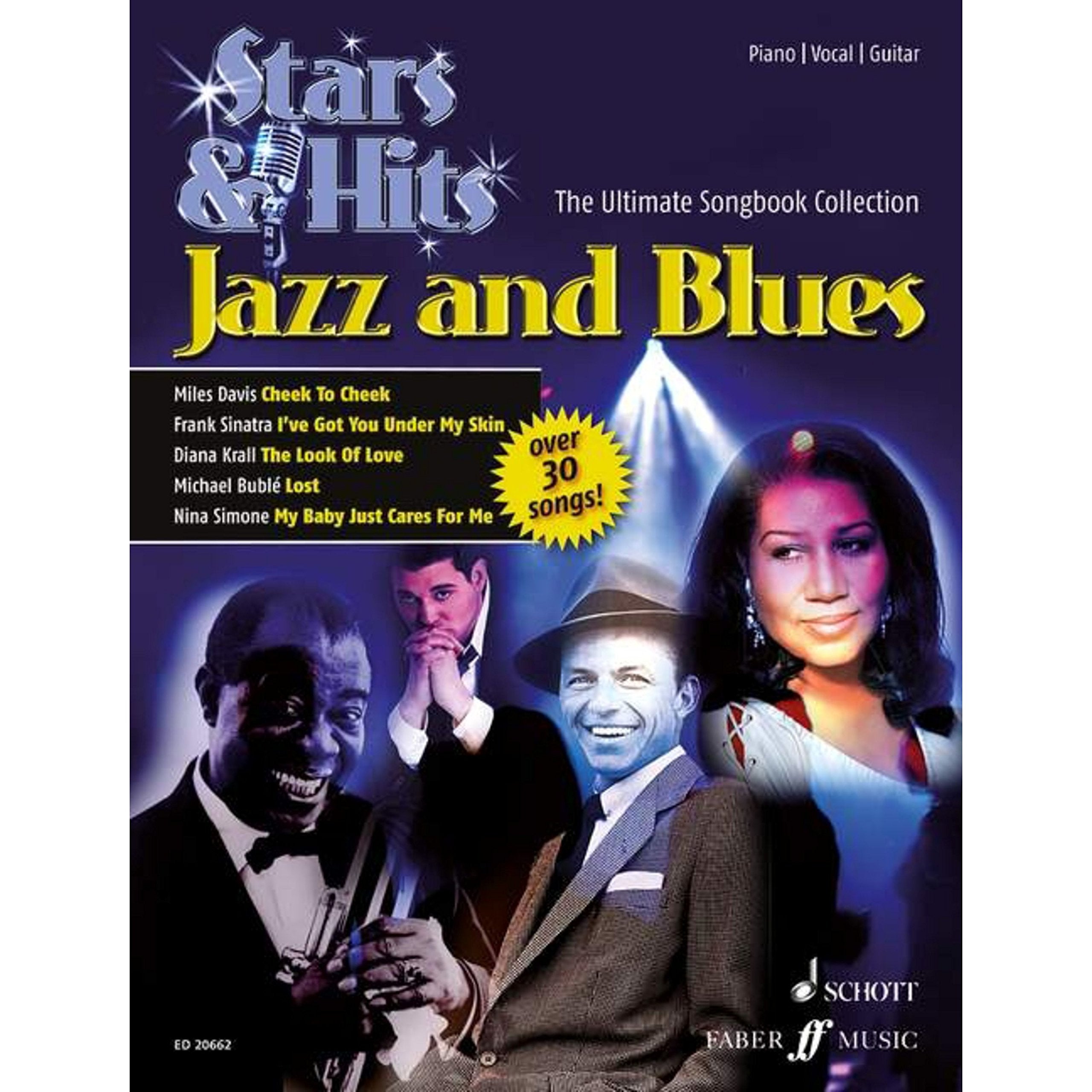 Jazz and Blues: The Ultimate Songbook Collection. Klavier, Gitarre und Gesang. Songbook. (STARS & HITS - Die ultimative Songbookreihe) Sheet Music