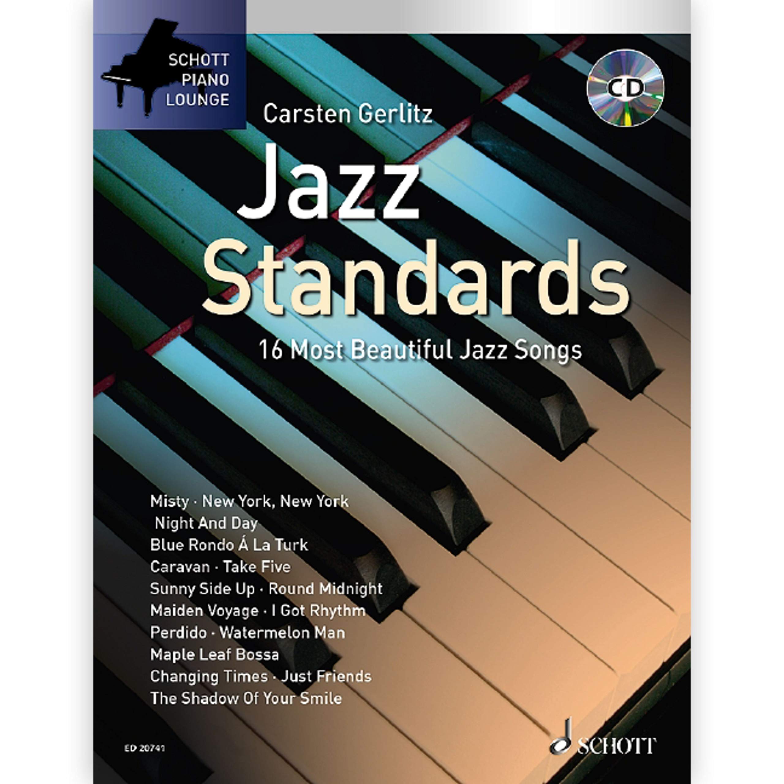 Jazz Standards: 16 Most Beautiful Jazz Songs. Klavier. (Schott Piano Lounge) Pop culture