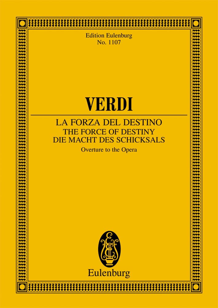 The Force of Destiny: Ouverture. orchestra. Partition d'étude. book