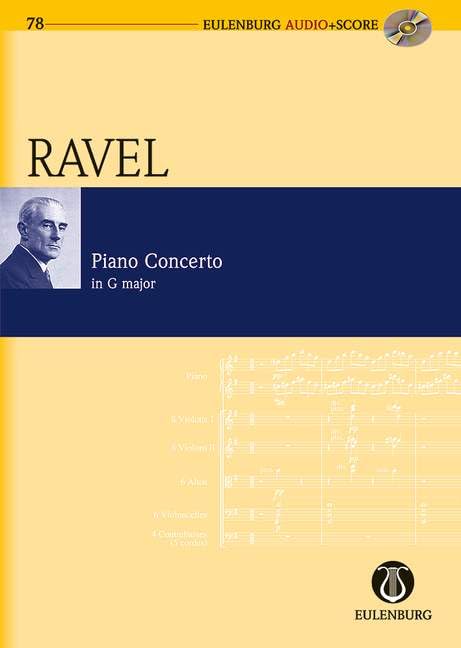 Konzert G-Dur: Klavier und Orchester. Studienpartitur. (Eulenburg Audio+Score) Sheet Music