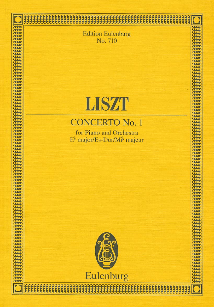 Klavierkonzert Nr. 1 Es-Dur: Klavier und Orchester. Studienpartitur. (Eulenburg Studienpartituren) Arts & Music