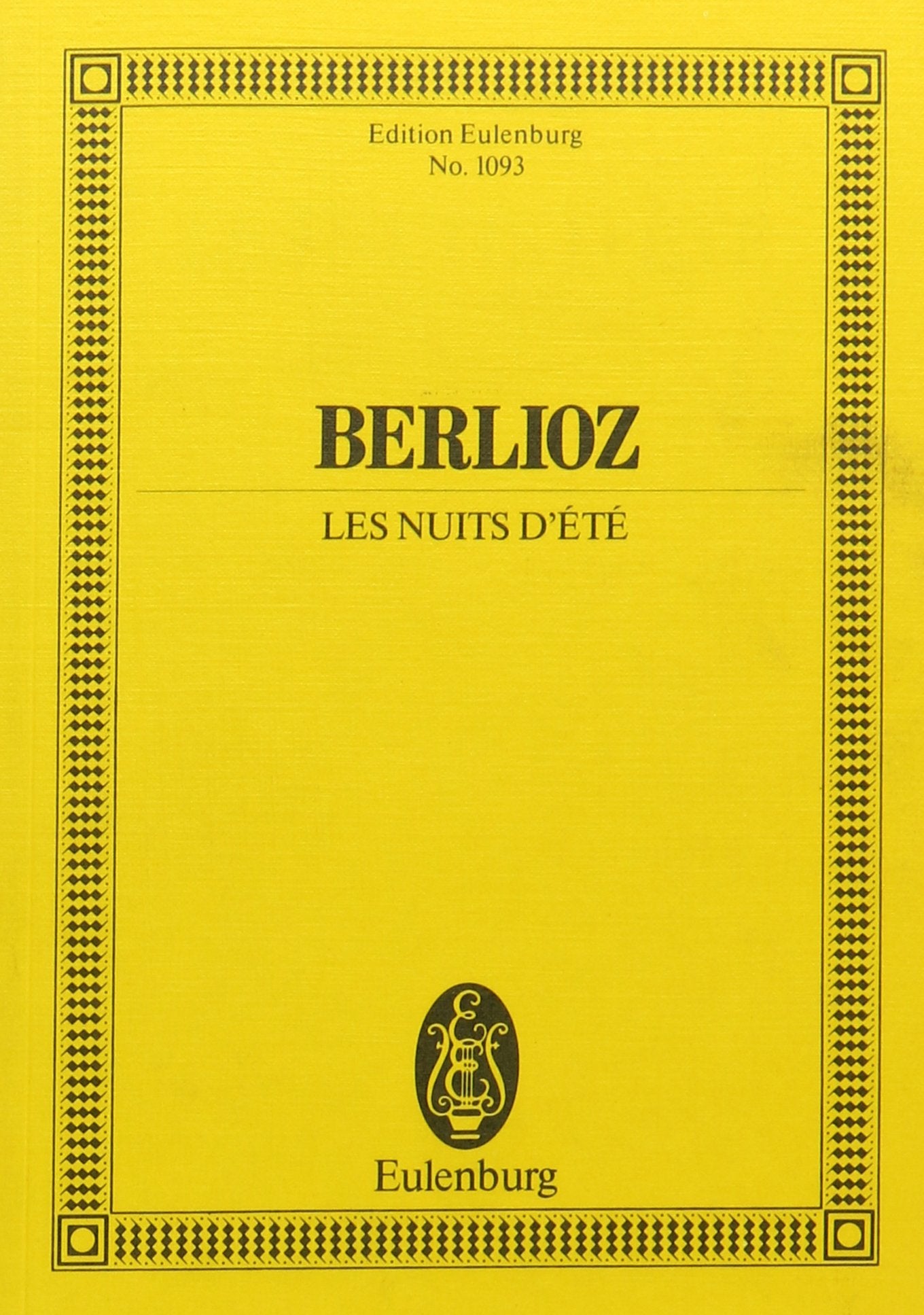 Nuits d'ete' op. 7 (fiske) poche book