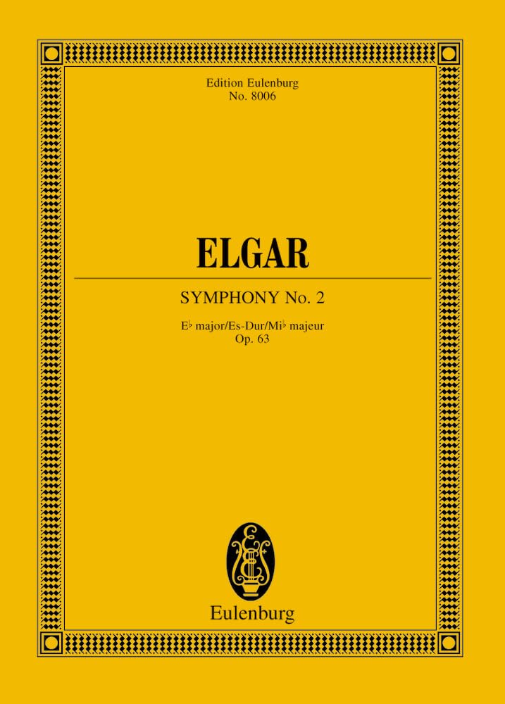 Sinfonie Nr. 2 Es-Dur: op. 63. Orchester. Studienpartitur. (Eulenburg Studienpartituren) Sheet Music