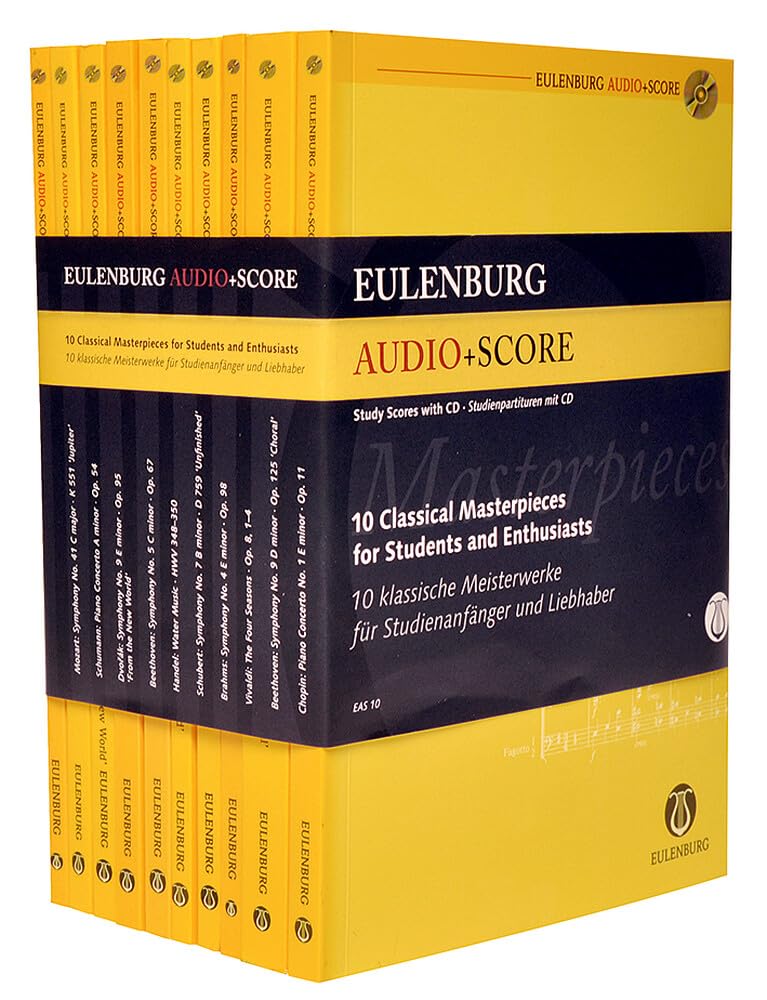 10 klassische Meisterwerke für Studienanfänger und Liebhaber: Orchester. Paket. (Eulenburg Audio+Score) Art & Literature