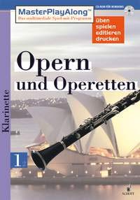 Opern und Operetten 1 für Klarinette - CD-ROM book