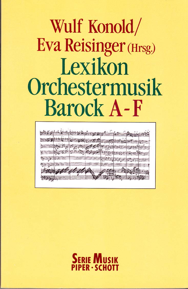 Lexikon Orchestermusik Barock: A - F (SP 8271) Arts & Music