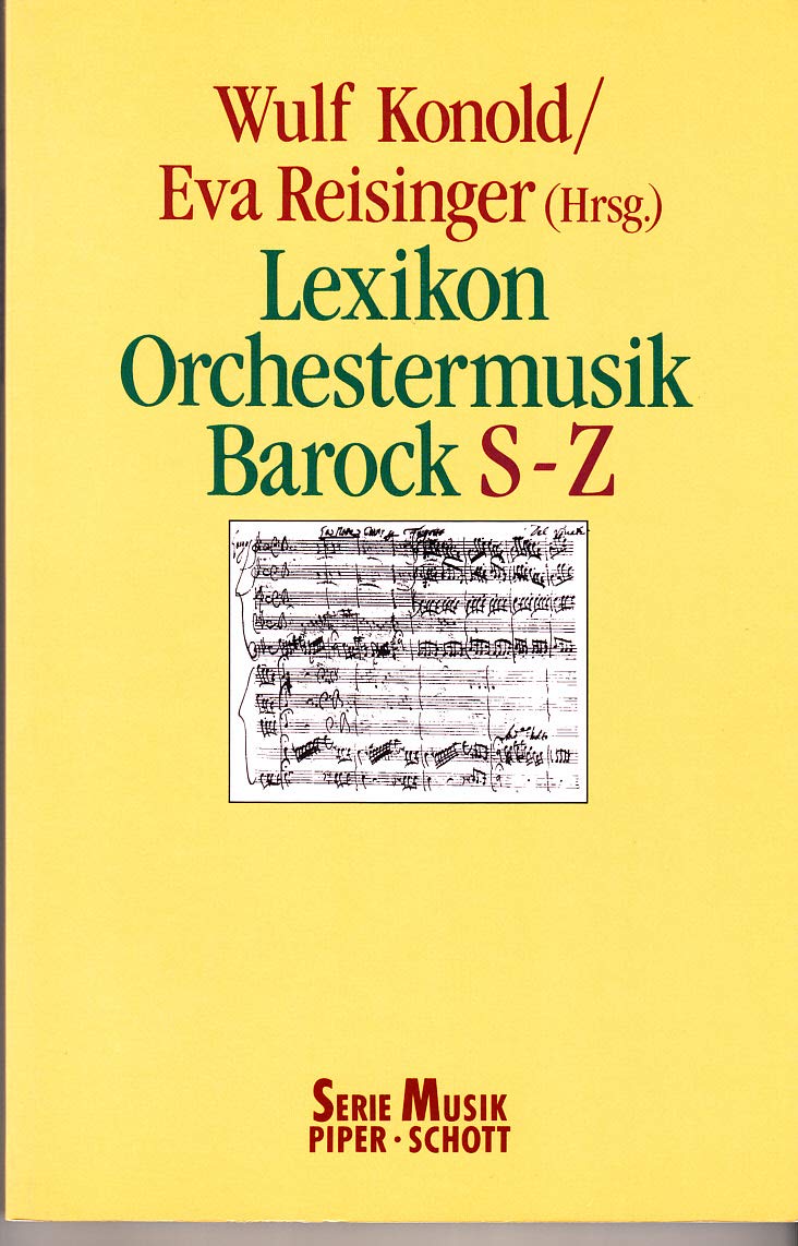 Lexikon Orchestermusik Barock: S - Z (SP 8273) Sheet Music