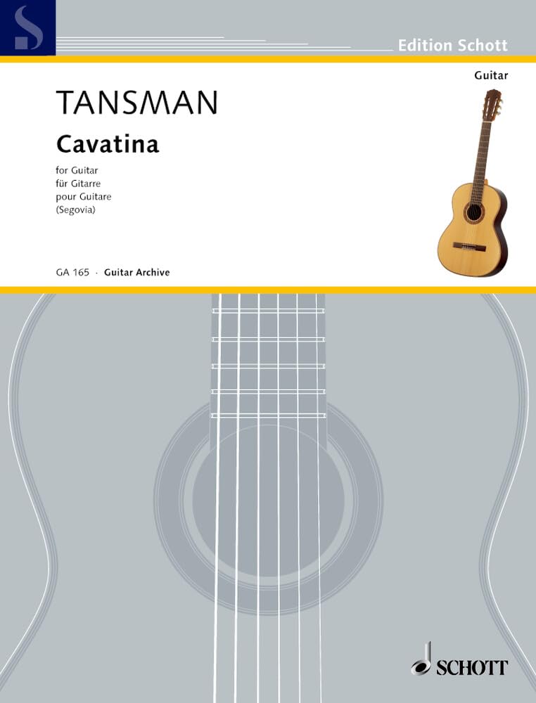 Cavatina: Gitarre. (Edition Schott) Sheet Music